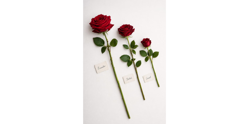 Ecuadorian, Dutch, local roses — what's the difference