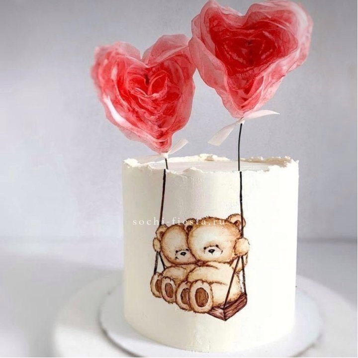Торт "Love YOU" в Дубае