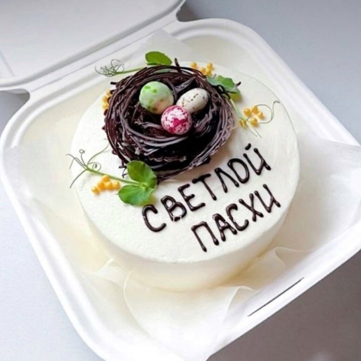Бенто-торт "Светлой Пасхи" 1 в Дубае