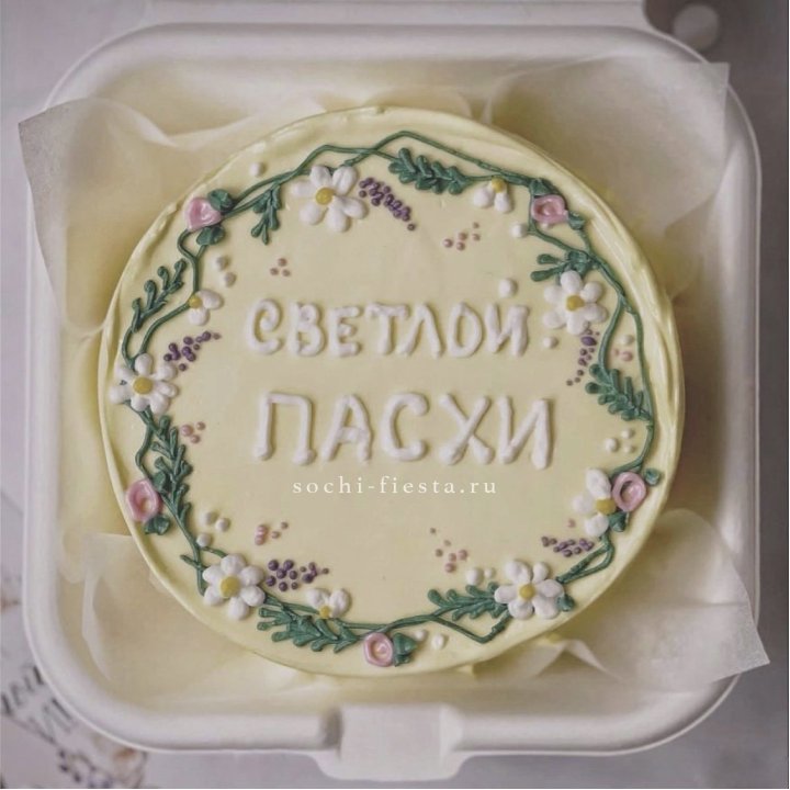 Бенто-торт "Светлой Пасхи" 2 в Дубае