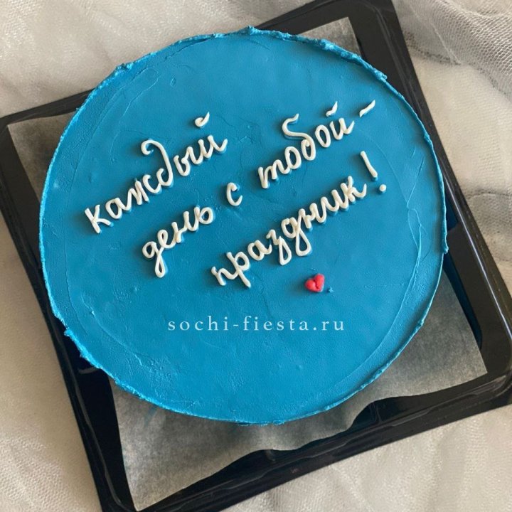 Бенто-торт "Каждый день с тобой праздник"  в Дубае
