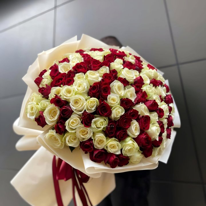 101 высокая импортная роза  в Дубае