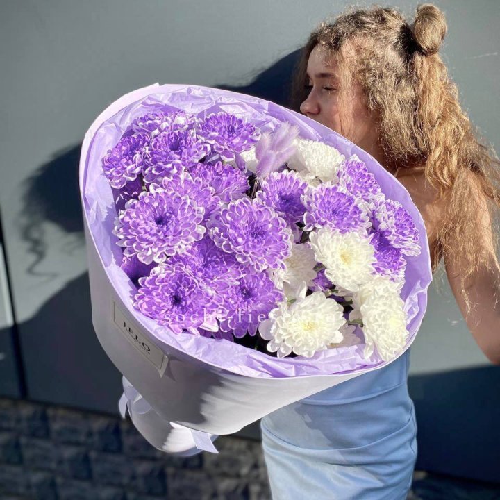 Букет хризантем "Сирена" в Дубае