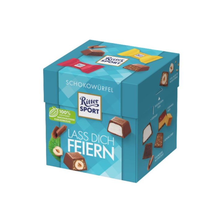 Ritter Sport Schokowürfel «Lass Dich Feiern», 176 г в Берлине