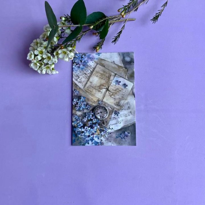 Открытка к букету "Время" в Дубае