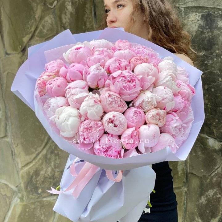 39 нежных пионов в Дубае